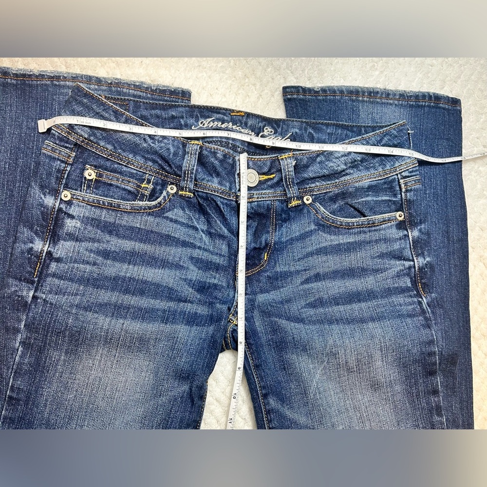 Women's American Eagle low rise slim bootcut jeans - Picture 3 of 7